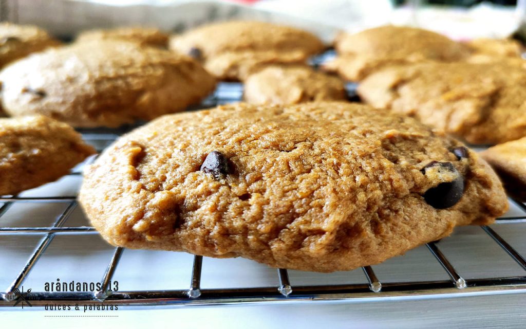 galletas de calabaza con chocolate