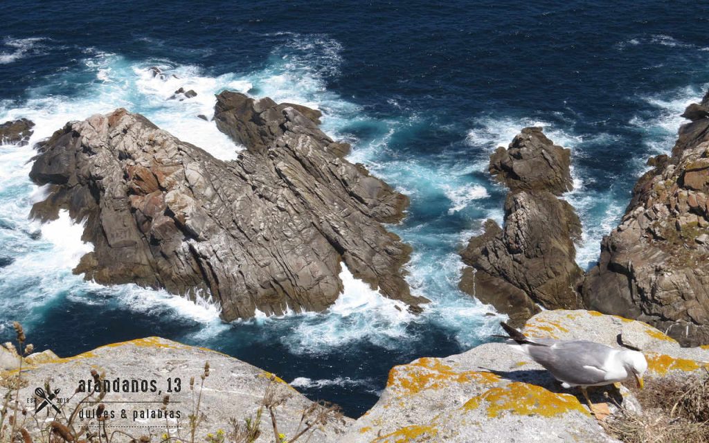 Rocas y mar Islas Cíes