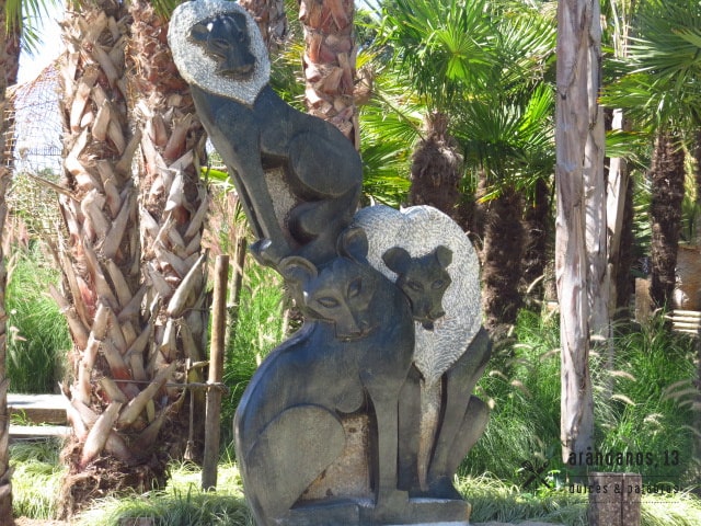 Arte Africano en Buddha Eden Garden
