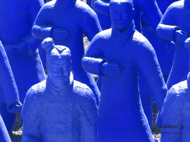 Ejército chino en Buddha Eden Garden
