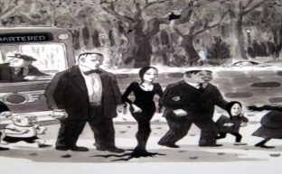 Viñeta de Charles Addams