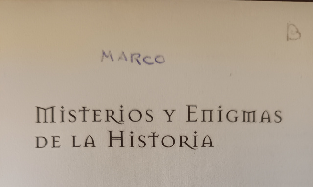Portadilla con nombre